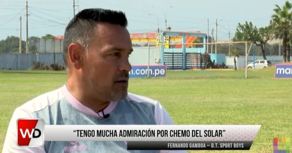 Fernando Gamboa en exclusiva con Willax Deportes: "Siento mucha admiración por 'Chemo' del Solar"