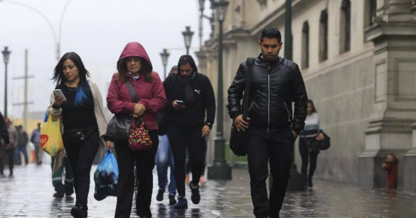 Portada: Senamhi: temperaturas descenderían hasta los 12 grados este fin de semana