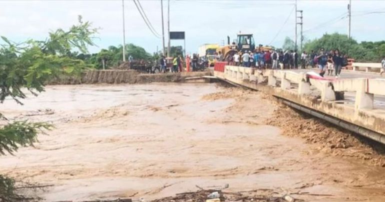 Portada: Gobierno Regional de Lambayeque alerta posible desborde de río La Leche tras aumento de caudal