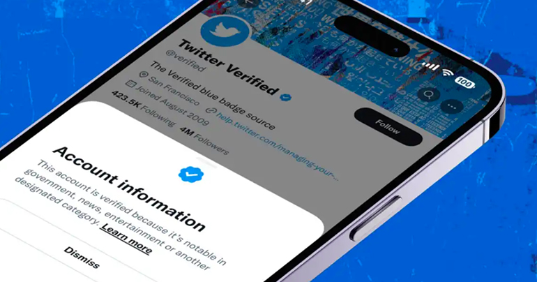 Portada: Twitter Blue: usuarios que no han adquirido el servicio pierden el check azul