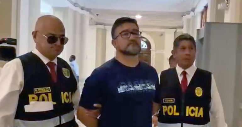 INPE informa que el exministro Geiner Alvarado será recluido en el penal Miguel Castro Castro