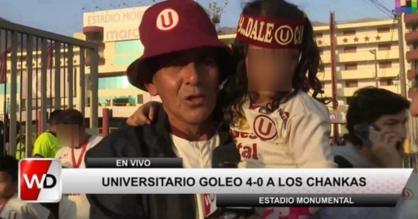 Hincha de Universitario defiende campeonato del Apertura: "La 'U' ha caminado limpiamente"