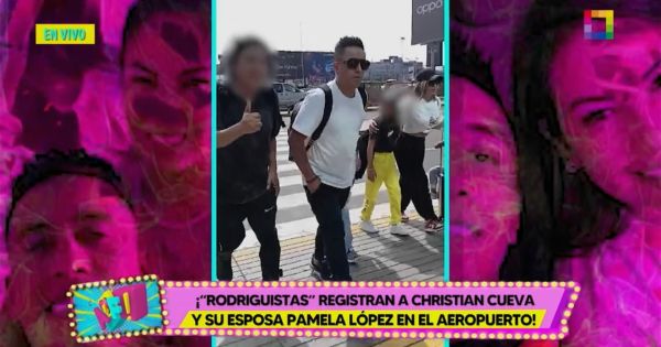 Christian Cueva viajó con su esposa Pamela López a España tras llorar en retiro espiritual