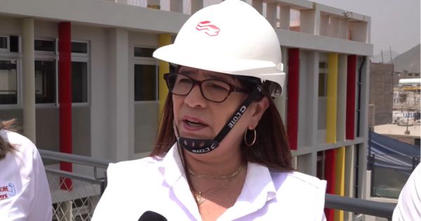 Miriam Ponce: ministra de Educación anuncia que este año se inaugurarán 51 modernos colegios