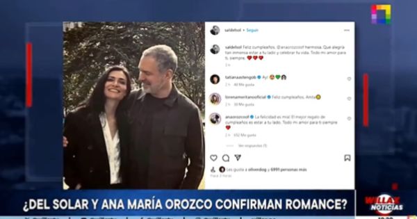 Portada: Salvador del Solar confirma relación sentimental con la protagonista de 'Betty la Fea': "Todo mi amor para ti"