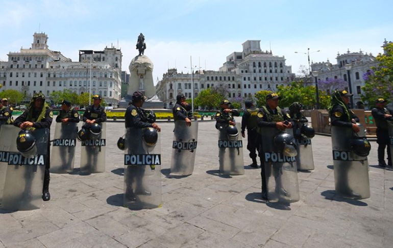 PNP: Lima cuenta con cerca de 50,000 efectivos en sus diferentes direcciones policiales