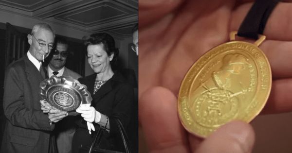 Portada: 'El Precio de la Historia' compró medalla de honor que Oppenheimer recibió de la UNI en 1962