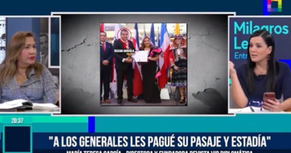 Portada: Fundadora de la revista Vip Diplomática: "A los generales les pagué su pasaje y estadía. No he utilizado ninguna empresa de Hurtado"