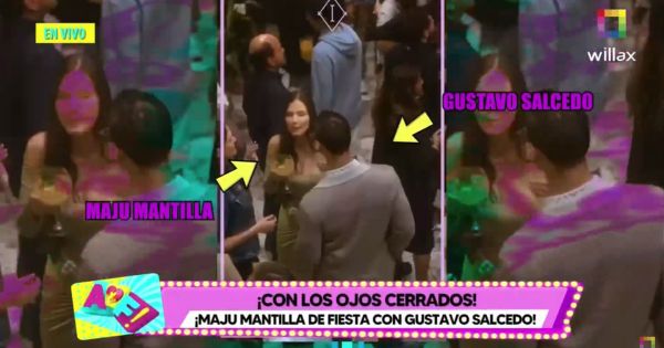 Maju Mantilla y Gustavo Salcedo reaparecen juntos en fiesta