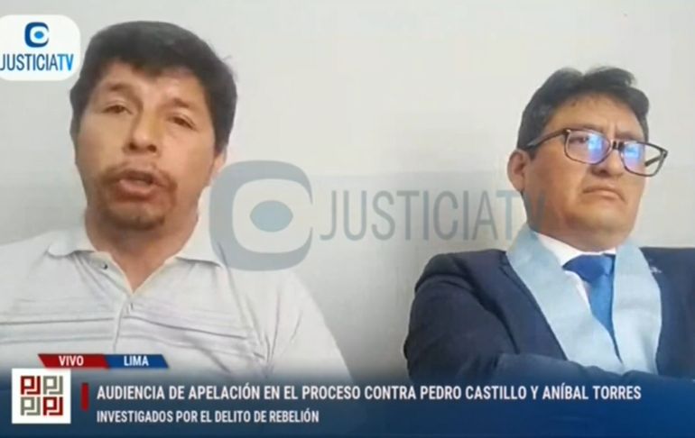 Pedro Castillo culpa al Gobierno de Dina Boluarte por muertes en violentas protestas