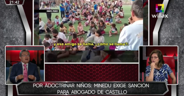 Andy Carrión sobre Wilfredo Robles tras adoctrinar niños: "Justifica el antecedente que tuvo"