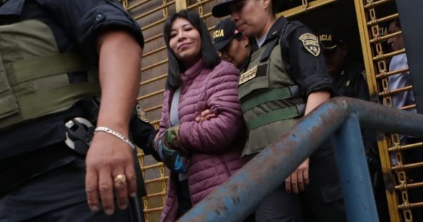 Portada: Betssy Chávez será recluida en el penal Anexo Mujeres de Chorrillos para cumplir 18 meses de prisión preventiva