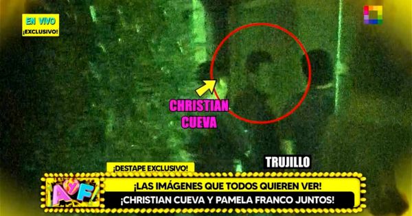 Pamela Franco y Christian Cueva juntos en Trujillo: ambos fueron captados ingresando a la misma casa