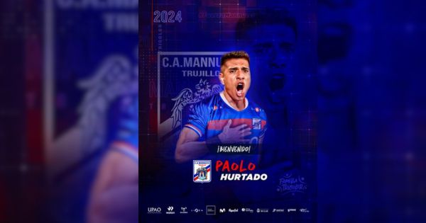 Paolo Hurtado es nuevo jugador del Carlos A. Mannucci de Trujillo