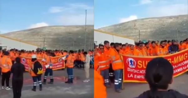 Portada: Apurímac: trabajadores de Las Bambas acatan paro indefinido