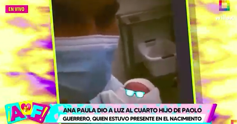 Ana Paula Consorte dio a luz al cuarto hijo de Paolo Guerrero