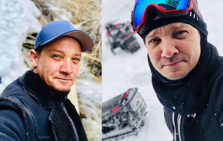 Jeremy Renner comparte foto desde el hospital tras su accidente: "Les envío amor a todos"