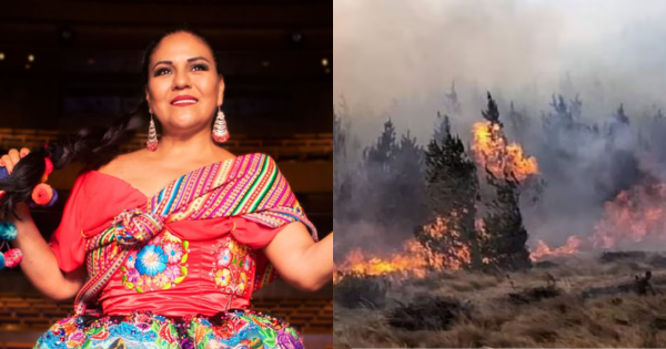 Dina Páucar lamenta afectación al ecosistema por incendios forestales: "Me he pasado llorando por tanta desgracia"