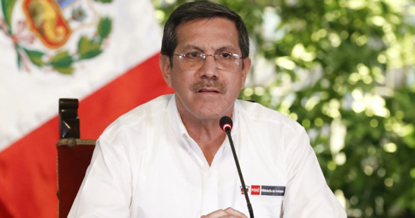 Portada: Ministro Jorge Chávez Cresta será interpelado el miércoles 13 de setiembre por el Congreso