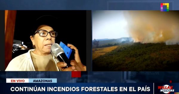 Portada: Pobladores de Amazonas sufren por los incendios forestales: "La visita de Dina Boluarte ha sido un atropello"