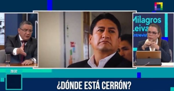 Juan José Santiváñez: "Ni yo ni el Comando de la Policía Nacional está blindando a Vladimir Cerrón"