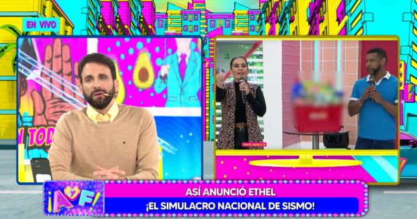 Rodrigo a Ethel por pedir que sintonicen su programa durante simulacro: "No rebuzna de pura hipócrita"