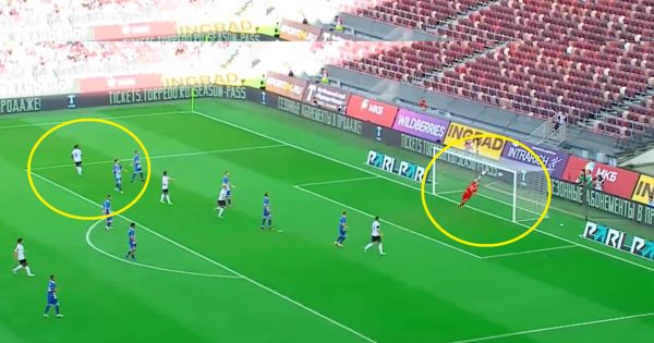 ¡SIGUE EN RACHA! Yordy Reyna anotó un golazo con el Torpedo Moscú [VIDEO]