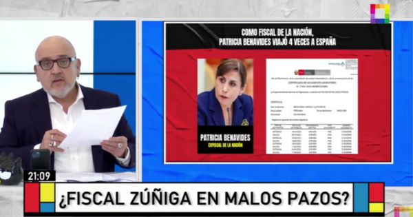 Portada: Beto Ortiz: "Resulta que Patricia Benavides ha viajado bastante a España, donde vive Fernando Pazos"