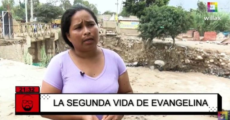 Evangelina Chamorro, la mujer que sobrevivió al huaico del 2017: "Contarlo nuevamente me vuelve triste"