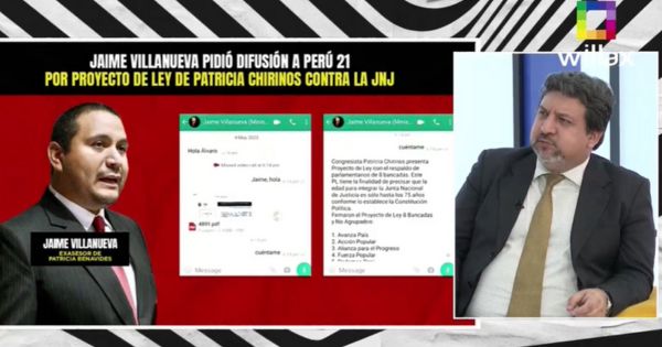 Portada: Carlos Cabanillas: "Empresarios y periodistas conocidos han hablado con Jaime Villanueva"