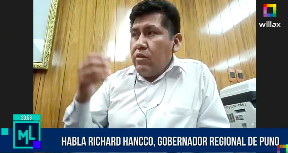 Portada: Gobernador regional de Puno: "No creo que la Asamblea Constituyente sea la única solución para desarrollar el país"