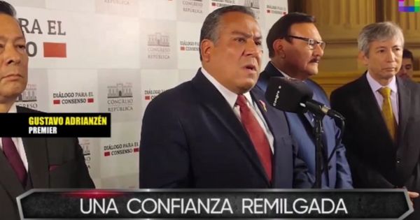 Portada: Una confianza al Gabinete Adrianzén remilgada | Informe de 'Combutters'