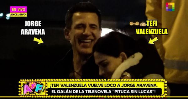 Portada: Jorge Aravena es captado muy cariñoso con Tefi Valenzuela, pero ¿ella lo 'chotea'?