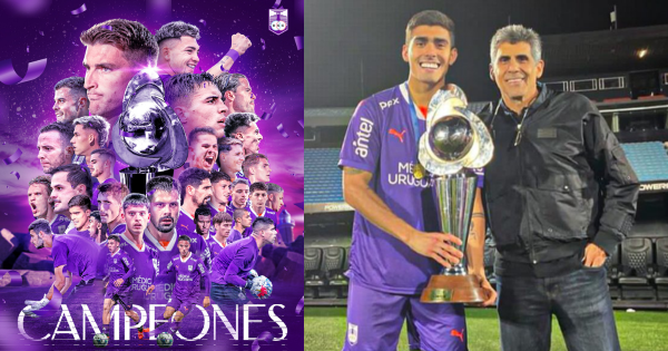 Alfonso Barco celebra en Uruguay: futbolista peruano se coronó campeón con Defensor Sporting