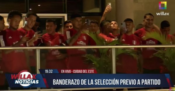 Desde Ciudad del Este: hinchas de la selección peruana realizaron un banderazo, previo al duelo con Paraguay (VIDEO)