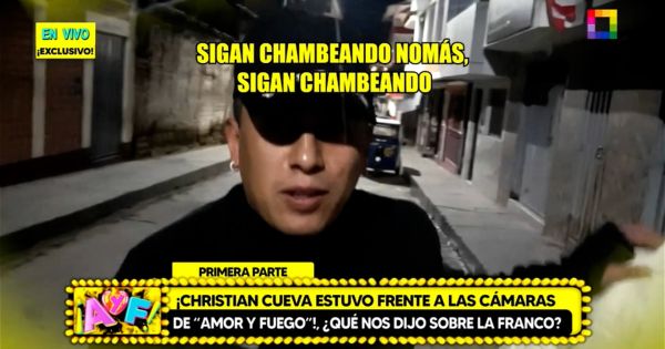 Christian Cueva y su respuesta cuando le preguntan si oficializará a Pamela Franco: "Sigan chambeando"