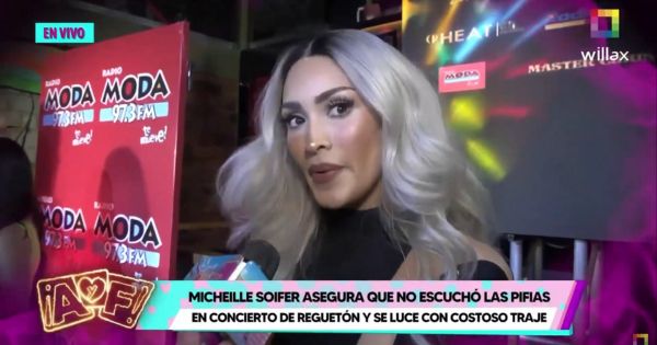 Micheille Soifer tras 'pifias' en Reggaetón Lima Festival: "No fue para mí. Tampoco escuché"