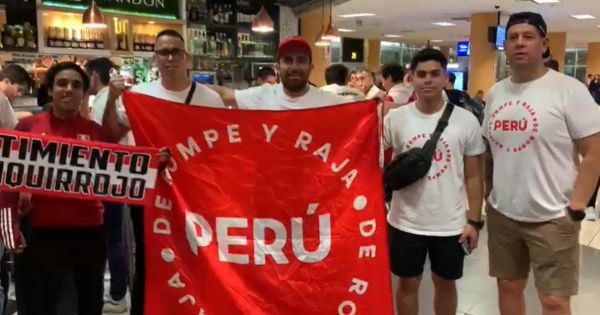 Portada: Perú vs. Paraguay: con la ilusión al tope, hinchas peruanos viajan a Ciudad del Este (VIDEO)