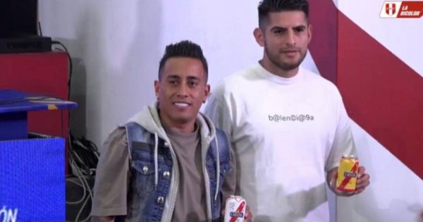 ¡Fueron blanco de burlas! FPF usó a Christian Cueva y Carlos Zambrano para publicitar una marca de cerveza