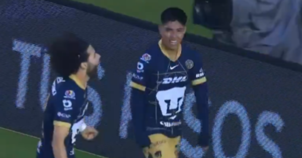 Portada: Piero Quispe anota gol tras buena definición: Pumas está venciendo 1-0 a América por Liga MX