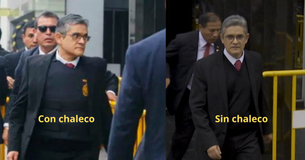 Portada: José Domingo Pérez reaparece sin chaleco antibalas en audiencia por caso Cócteles