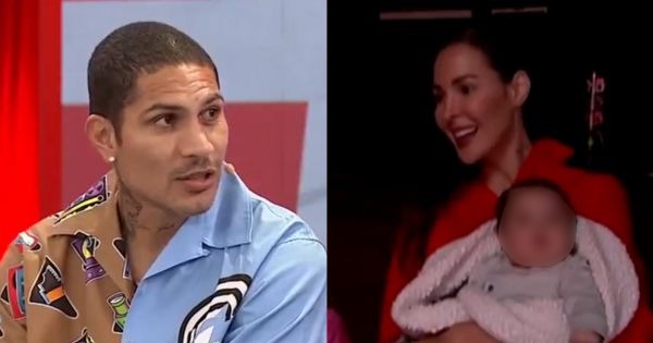 Paolo Guerrero presenta a Ana Paula Consorte y a su bebé en programa de televisión