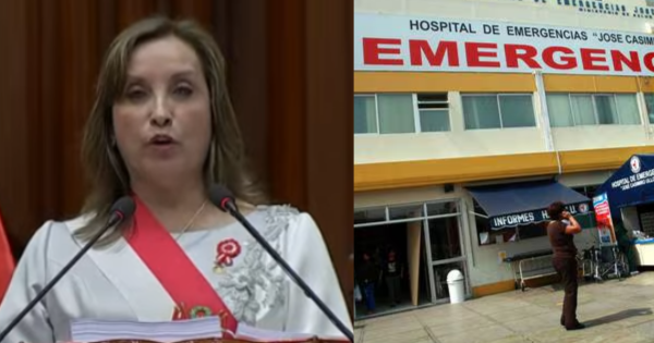 Dina Boluarte: "Estamos impulsando la construcción de cinco nuevos hospitales"
