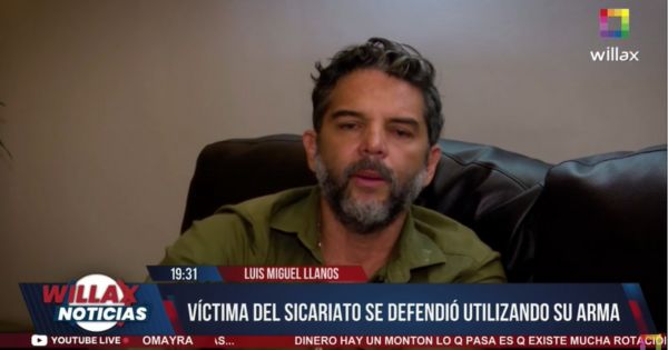 Luis Miguel Llanos: víctima del sicariato se defendió utilizando su arma (VIDEO)