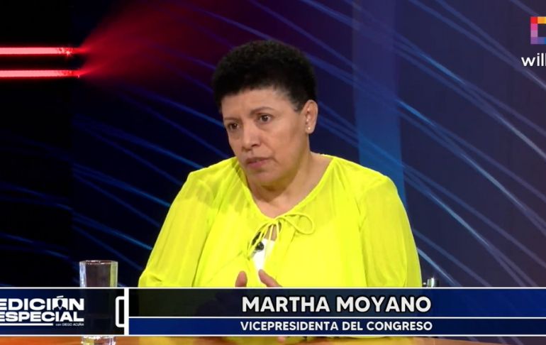 Martha Moyano: "La Asamblea Constituyente no se negocia"