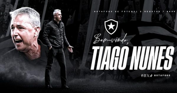 ¡De esperarse! Botafogo anunció la contratación de Tiago Nunes