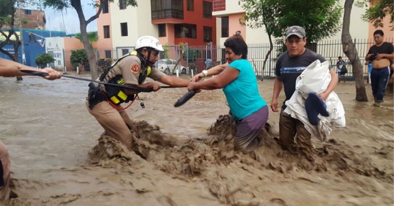 Portada: Fenómeno El Niño Costero: prevén para abril lluvias intensas en la costa norte