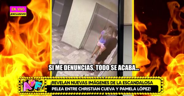 Christian Cueva tras agredir a Pamela López: "Si me denuncias, todo se acaba"