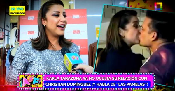 Karla Tarazona se emociona al hablar de Christian Domínguez: "Yo vivo mi presente"