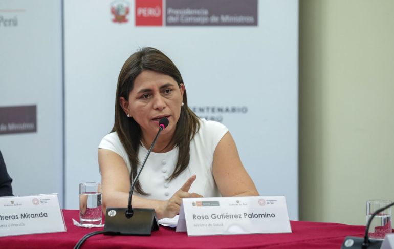 Ministra de Salud descarta renunciar: “Soy una mujer ayacuchana, tengo las competencias necesarias”